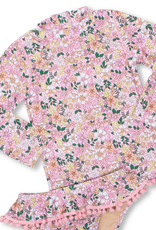 Shade Critters rashguard set- pink ditsy floral