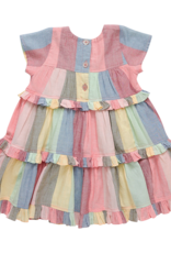 Pink Chicken daphne dress- wide stripe