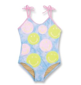 Shade Critters sequin 1pc - smile tie dye
