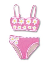Shade Critters crochet bikini - hot pink daisy