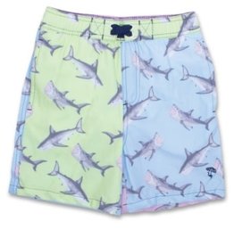 Shade Critters boys water appearing trunks - colorblock sharks