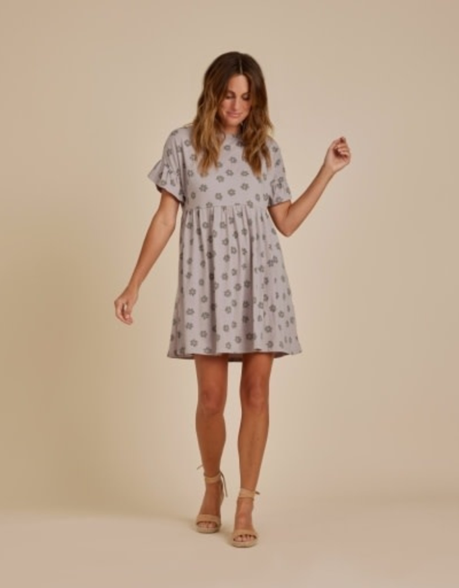 Rylee + Cru Inc. JERSEY BABYDOLL DRESS | CLOUD DAISIES