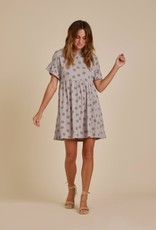 Rylee + Cru Inc. JERSEY BABYDOLL DRESS | CLOUD DAISIES