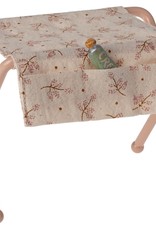 Maileg nursery table, baby mouse- rose