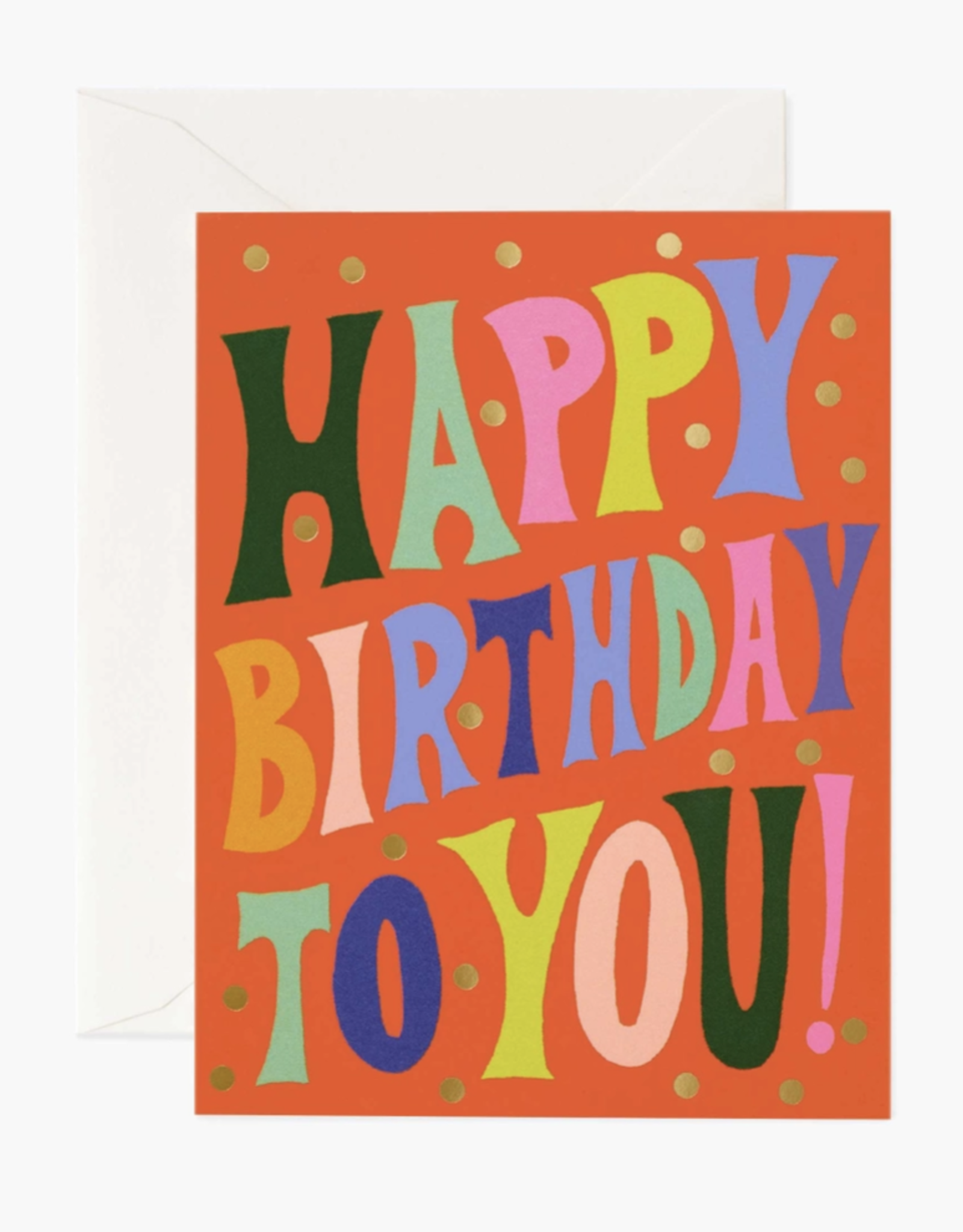 Rifle Paper Co. groovy birthday card