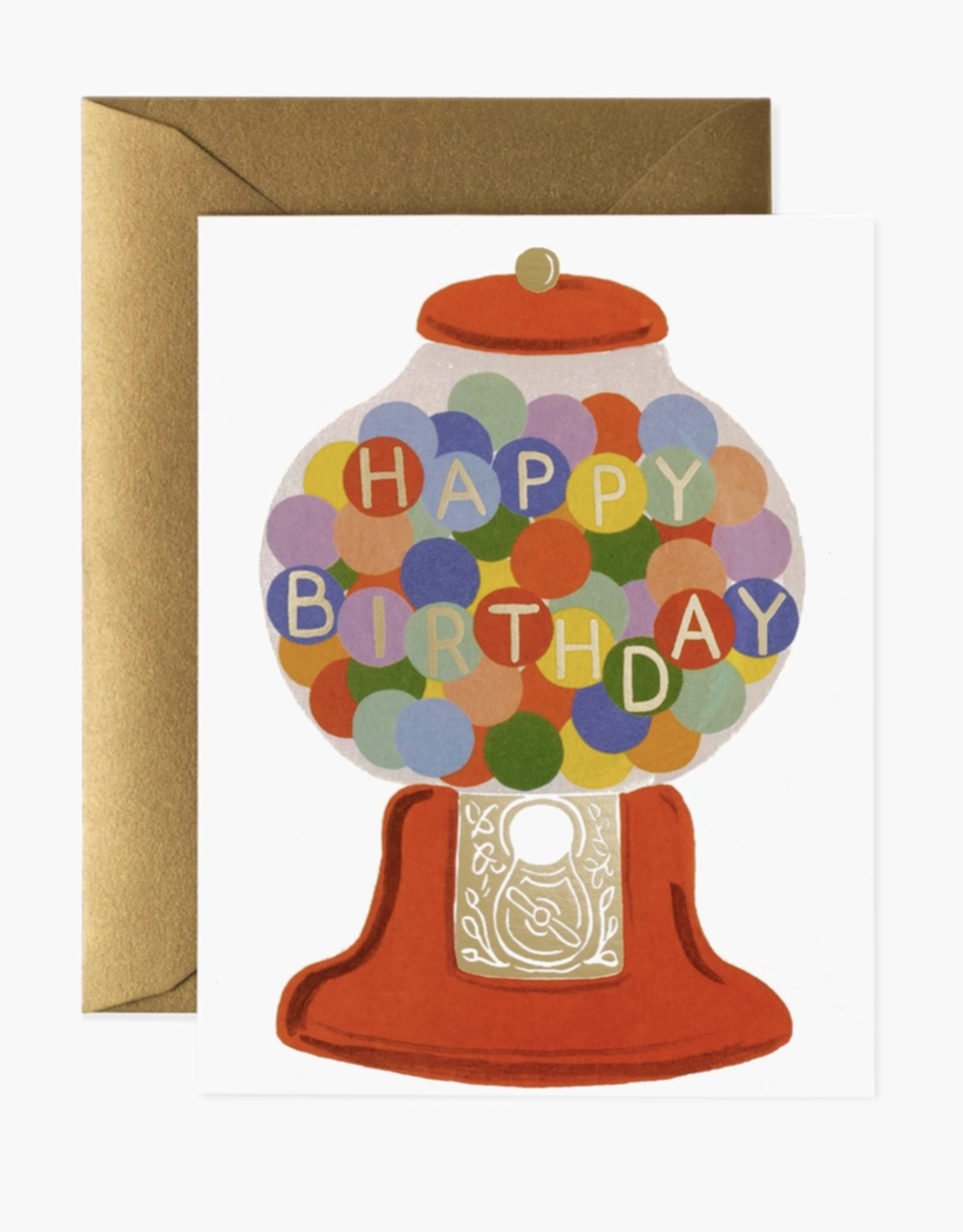 Rifle Paper Co. gumball birthday card