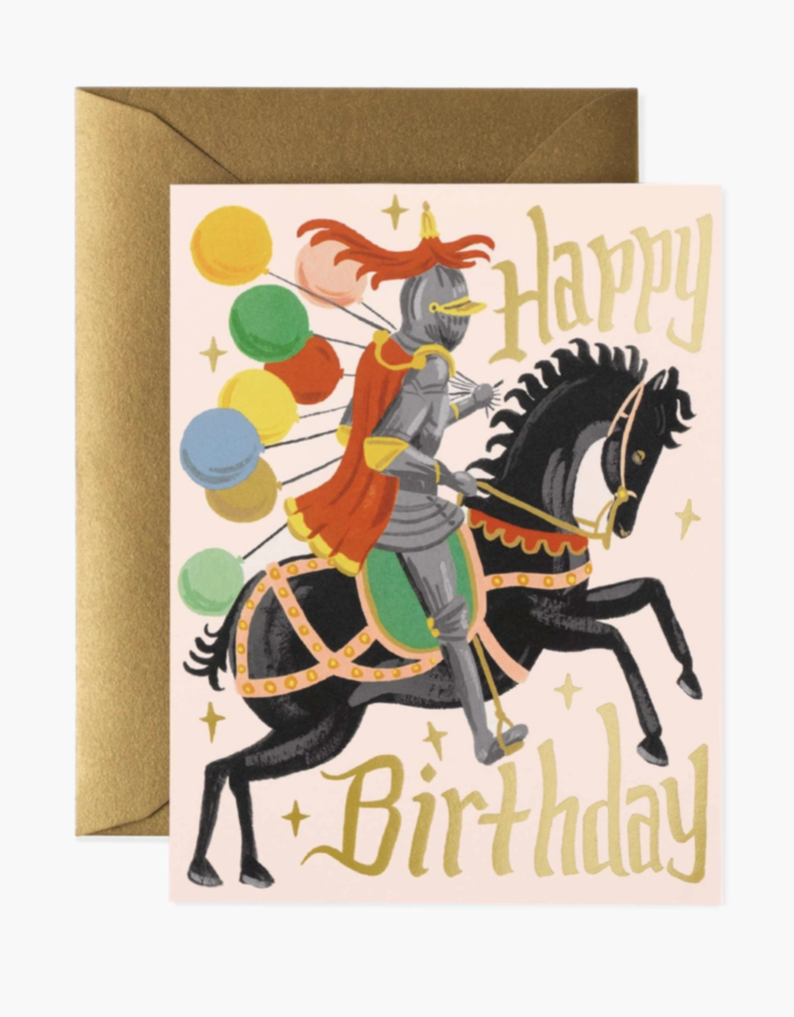 Rifle Paper Co. knight birthday card