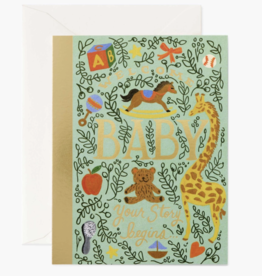 Rifle Paper Co. storybook baby card