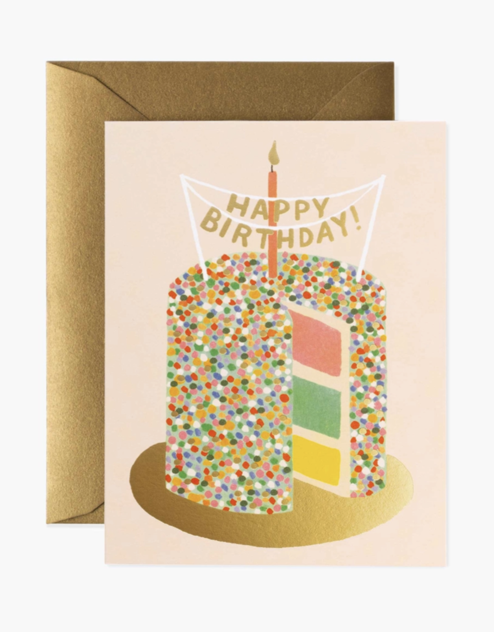 Rifle Paper Co. layer cake birthday card