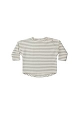 Quincy Mae LONG SLEEVE TEE | PISTACHIO STRIPE