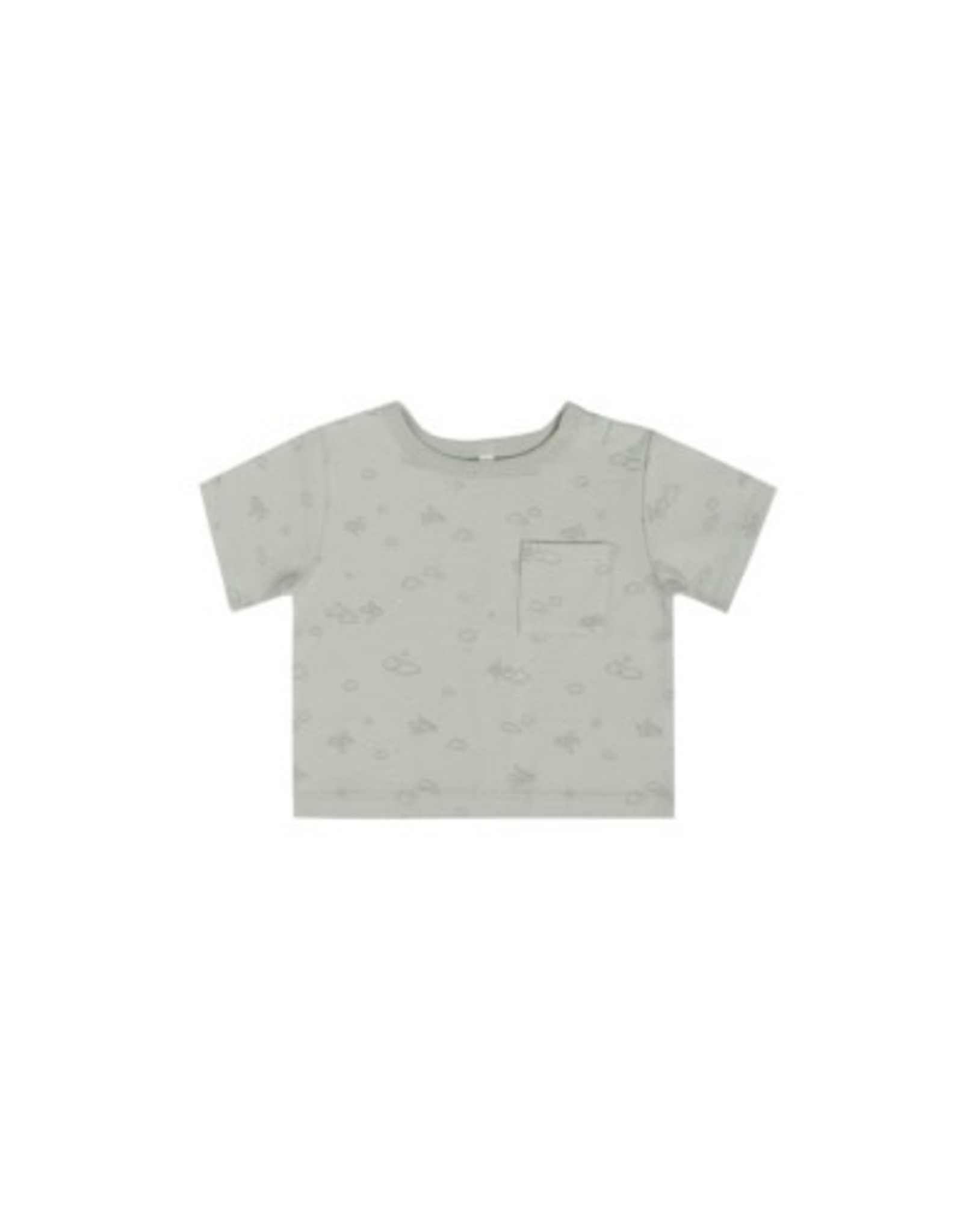 Quincy Mae BOXY POCKET TEE | AIRPLANES