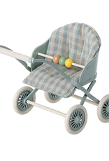 Maileg stroller, baby mice- mint