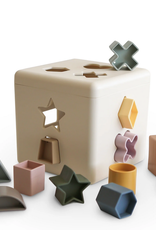 Mushie shape sorting box