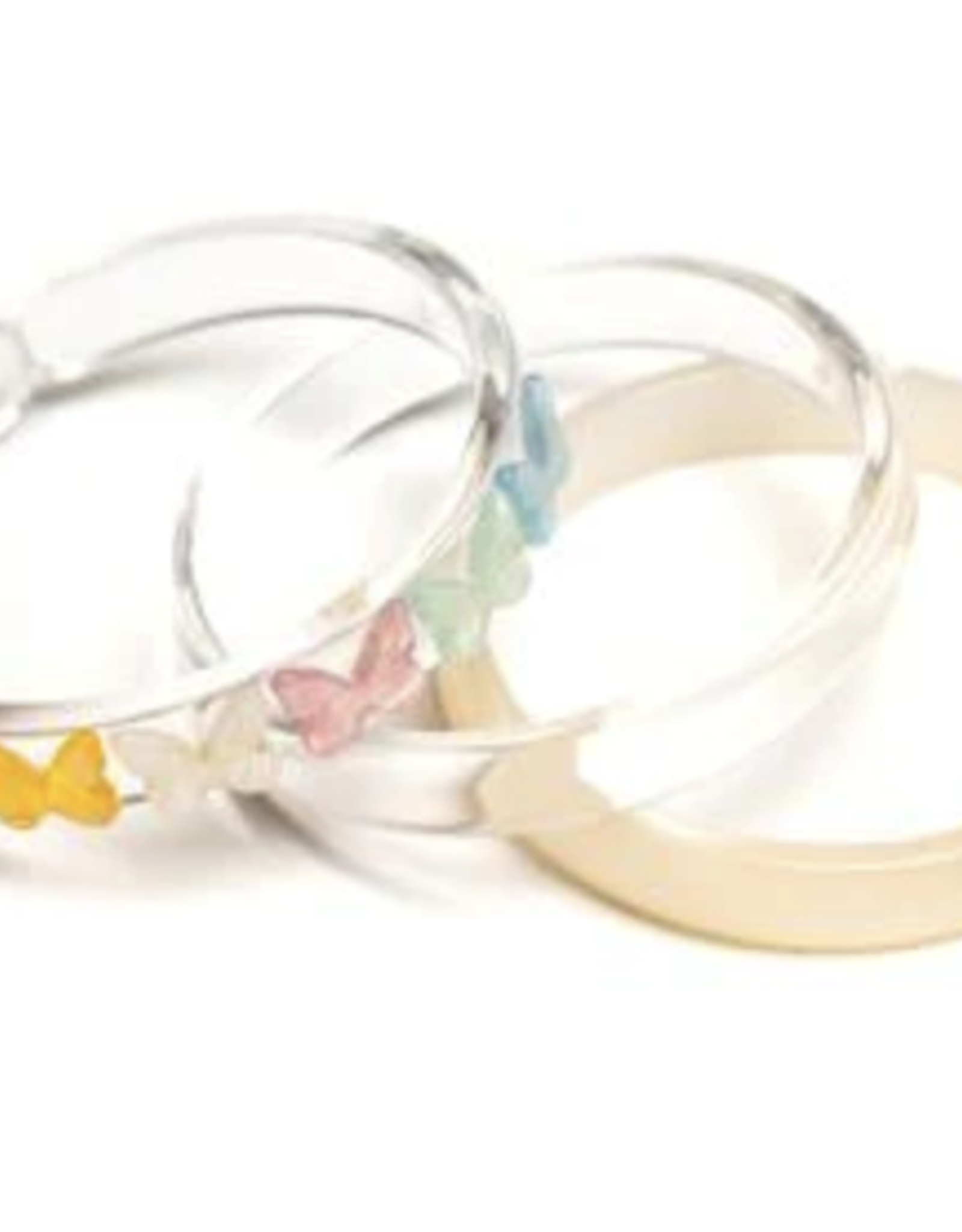 Lilies & Roses pearl butterfly bangles set