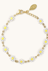 nikki smith daisy white bracelet