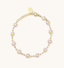 nikki smith daisy lilac bracelet