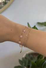 nikki smith daisy lilac bracelet