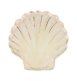 Meri Meri watercolor clam shell plates