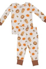 Angel Dear L/S Loungewear Set- pumpkin spice