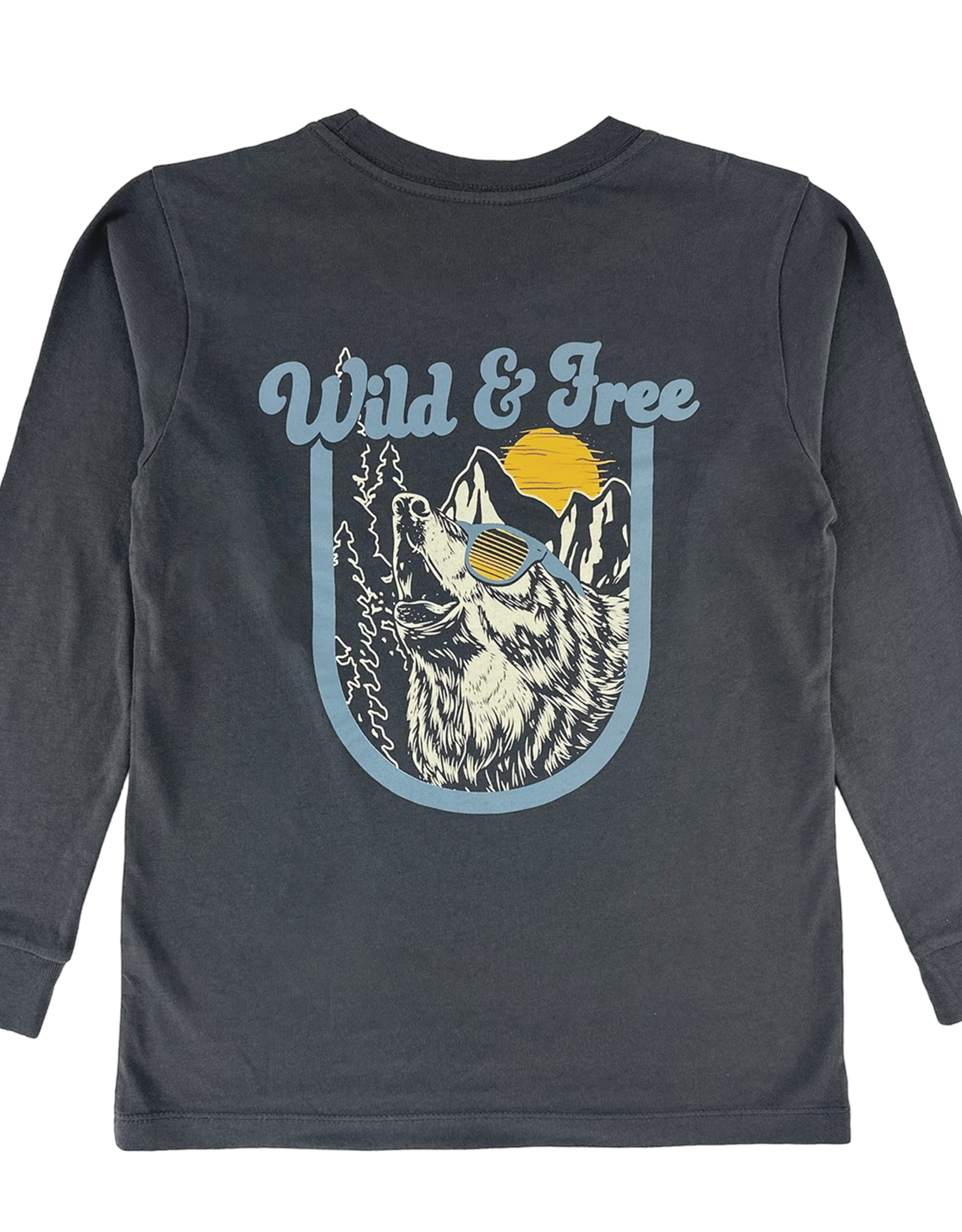 Tiny Whales wild and free ls tee
