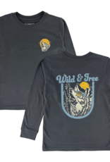 Tiny Whales wild and free ls tee