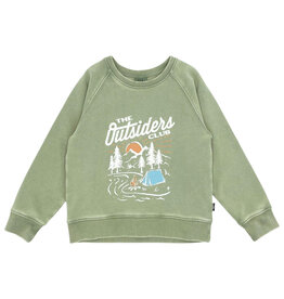 Feather 4 Arrow outsiders pullover- sage