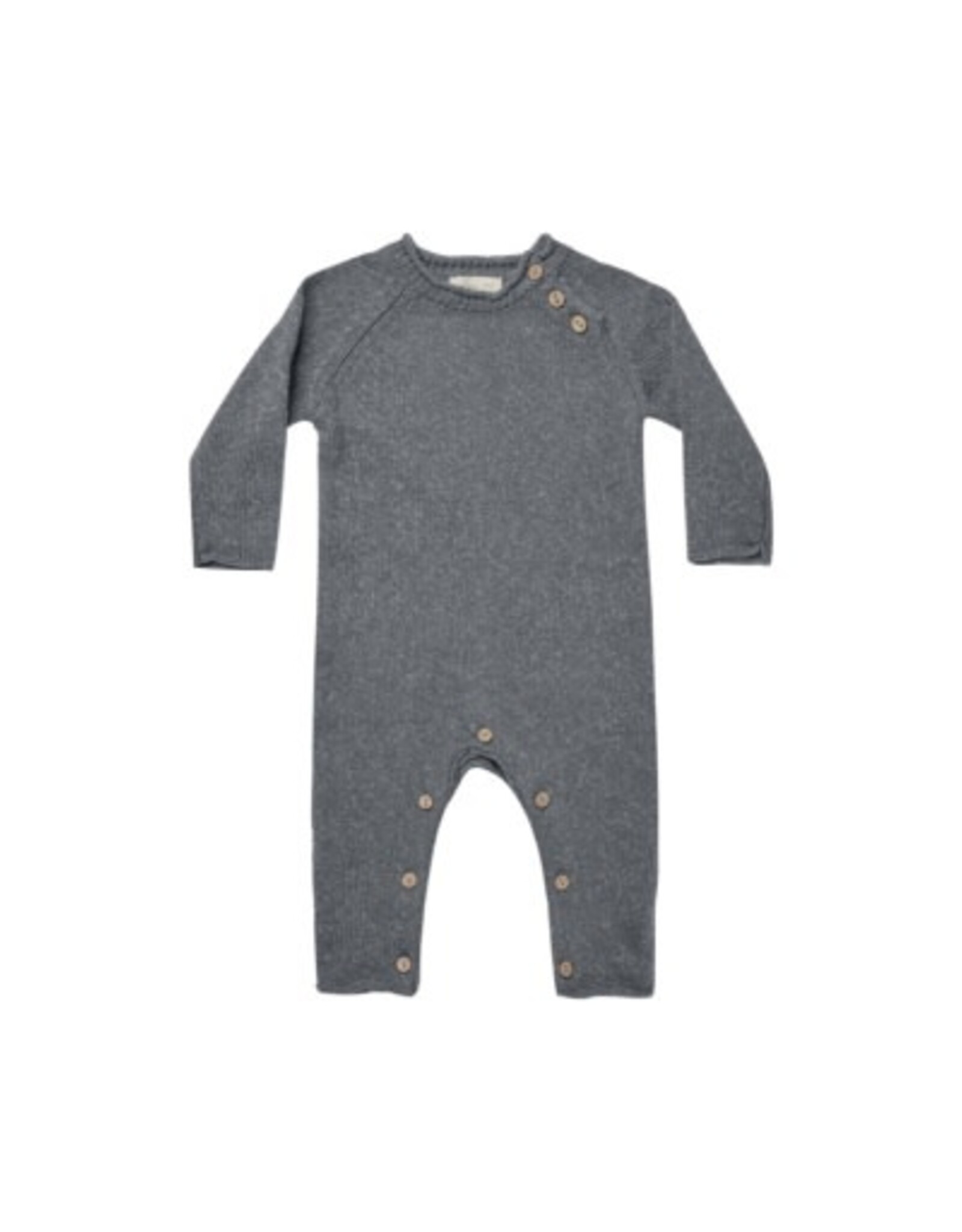 Quincy Mae COZY HEATHER KNIT JUMPSUIT || NAVY