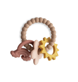 Mushie nature teething ring