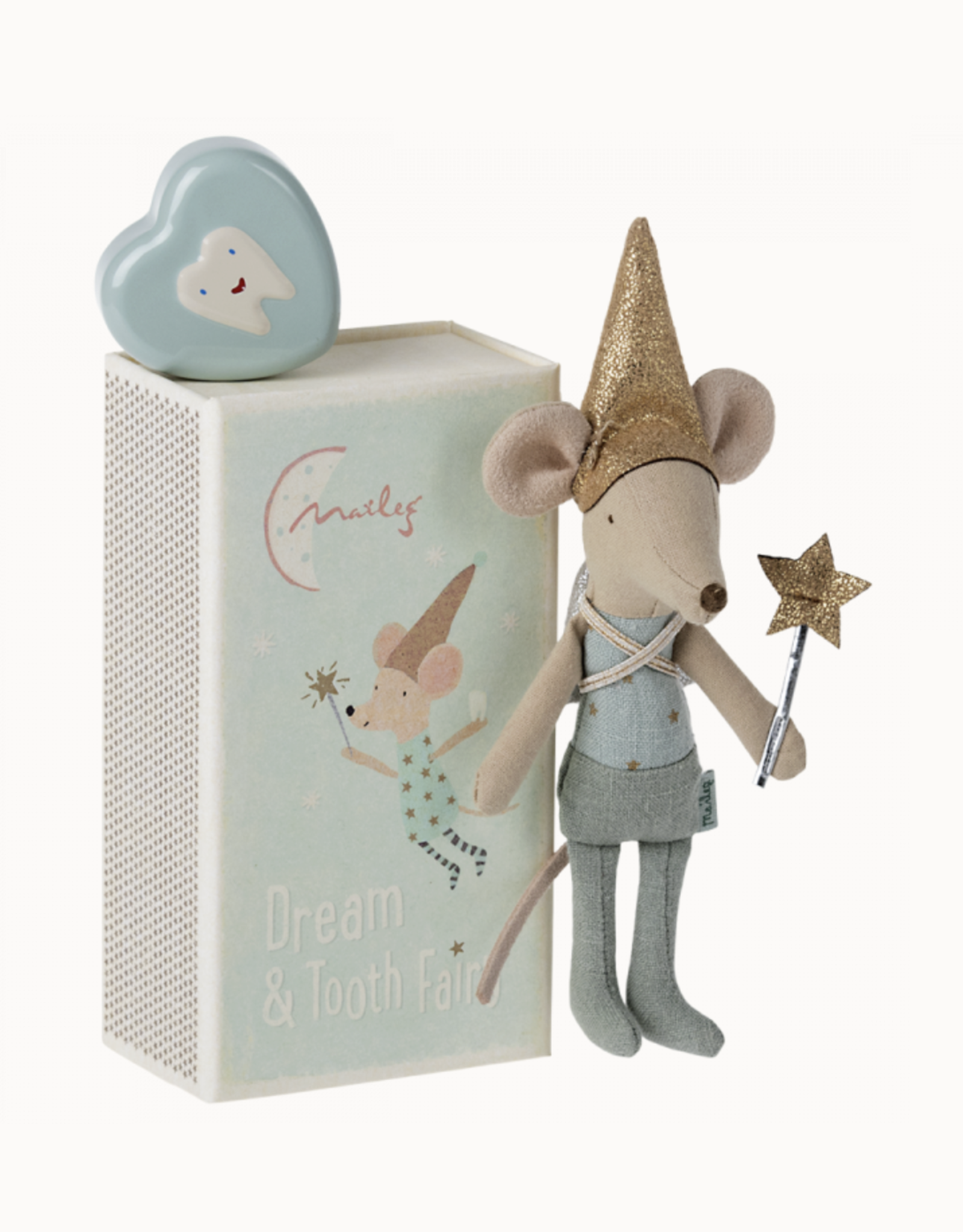 Maileg tooth fairy mouse- blue