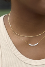 nikki smith nina dainty pearl necklace