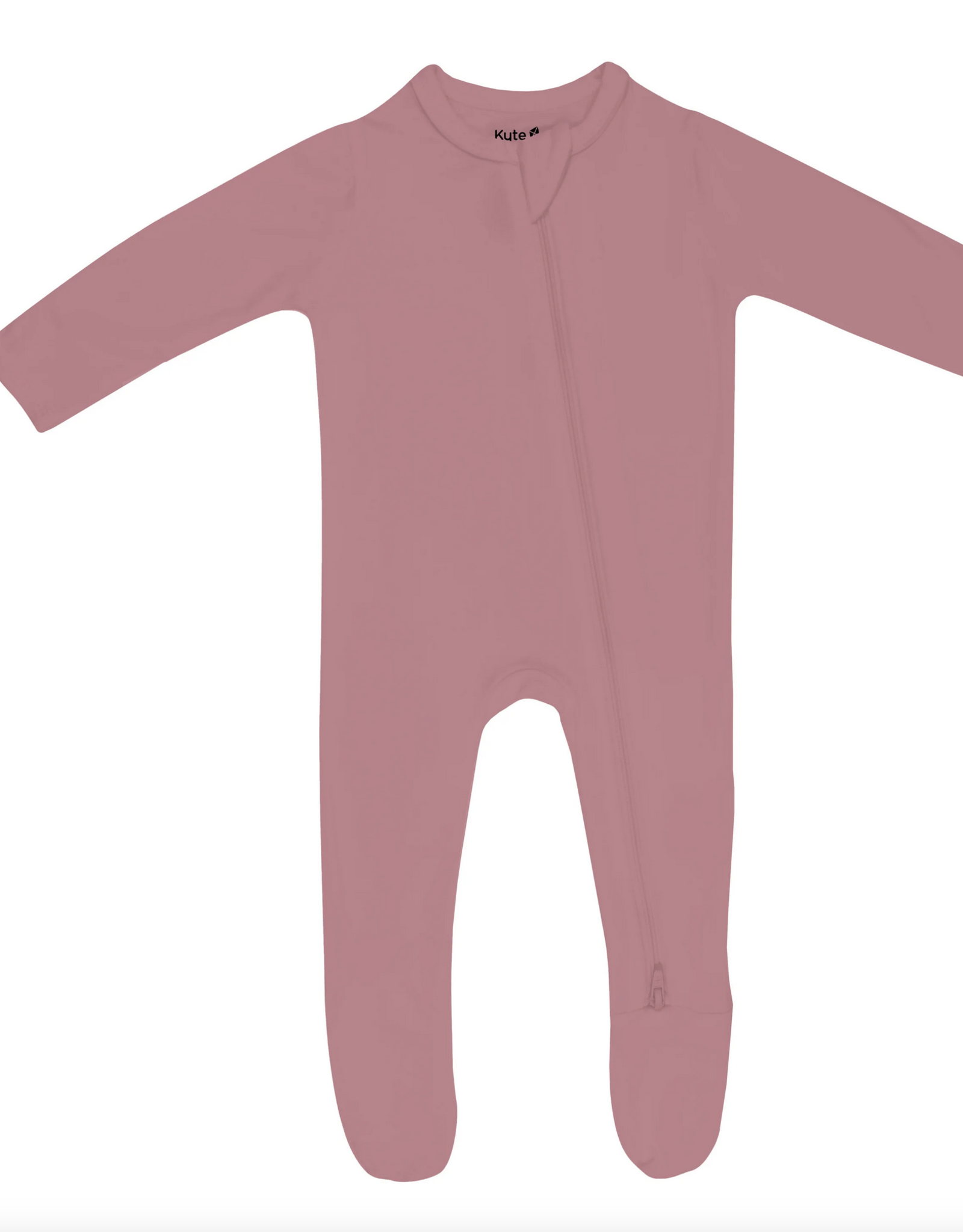 Kyte Baby zippered footie- dusty rose