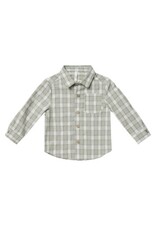 Rylee and Cru COLLARED SHIRT || PEWTER PLAID