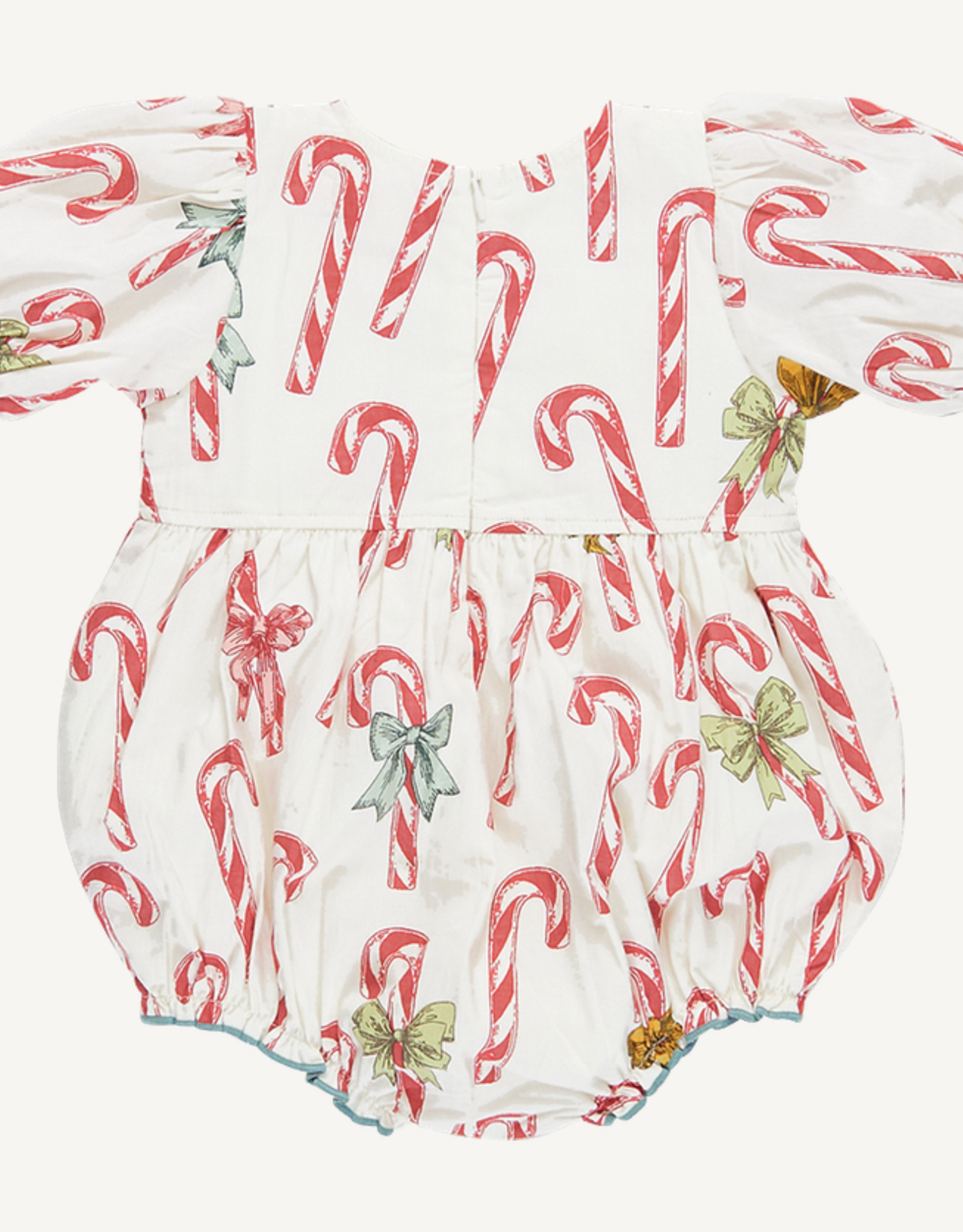 Pink Chicken baby girls hermione bubble - candy cane lane