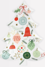 Meri Meri festive pattern tree plates