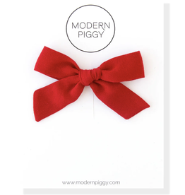 Modern Piggy hand tied bow