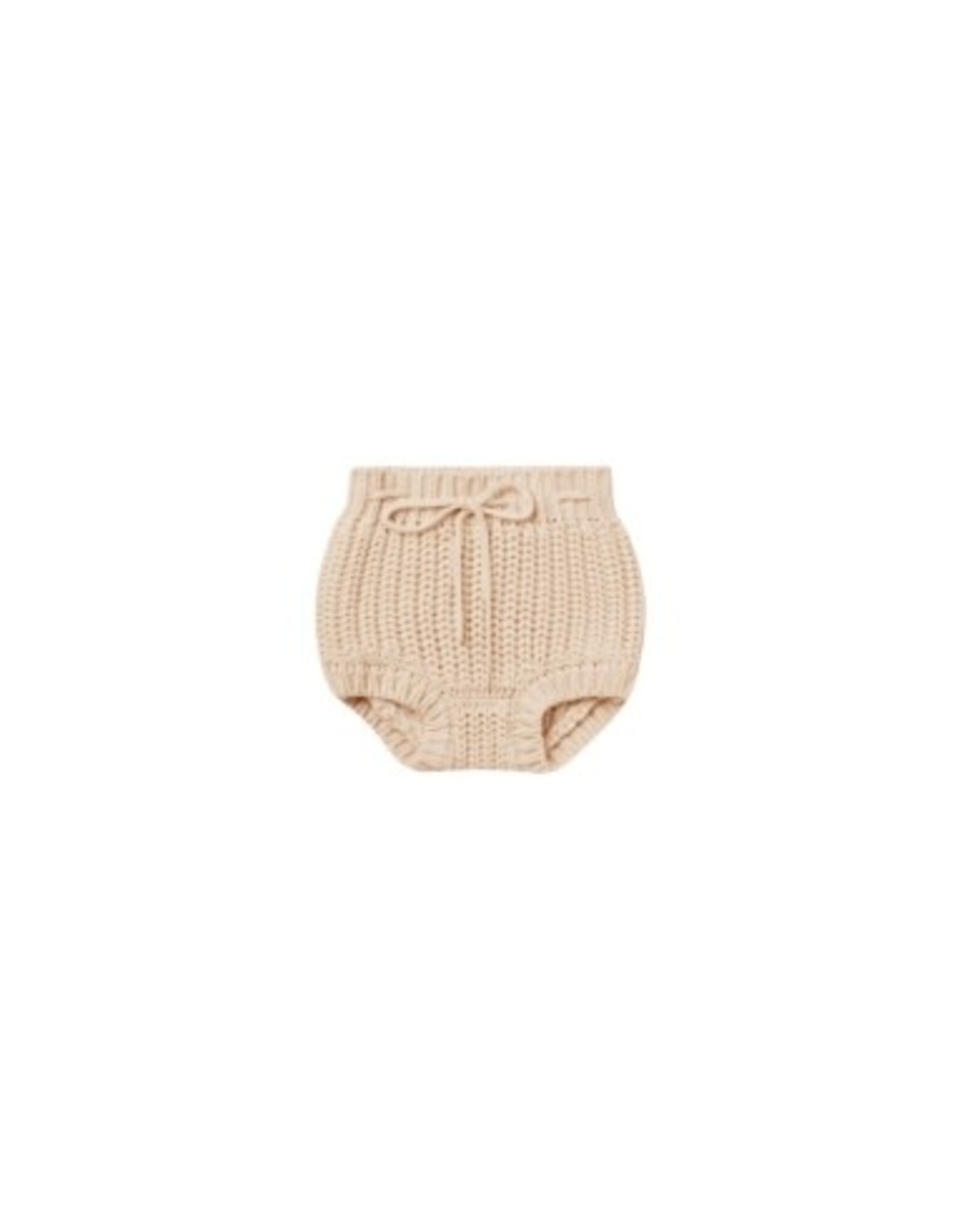 Quincy Mae KNIT TIE BLOOMER || SHELL