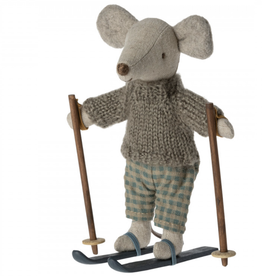 Maileg winter mouse with ski set, big brother
