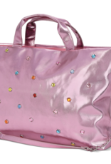 iScream candy pink gem overnight bag