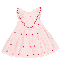 Pink Chicken raphaela dress- confetti hearts