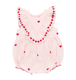 Pink Chicken raphaela bubble- confetti hearts