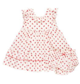 Pink Chicken judith dress set- paper hearts