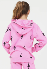 vintage havana pink lightening hoodie