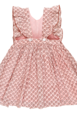 Pink Chicken girls marceline dress - pink lisbon ditsy