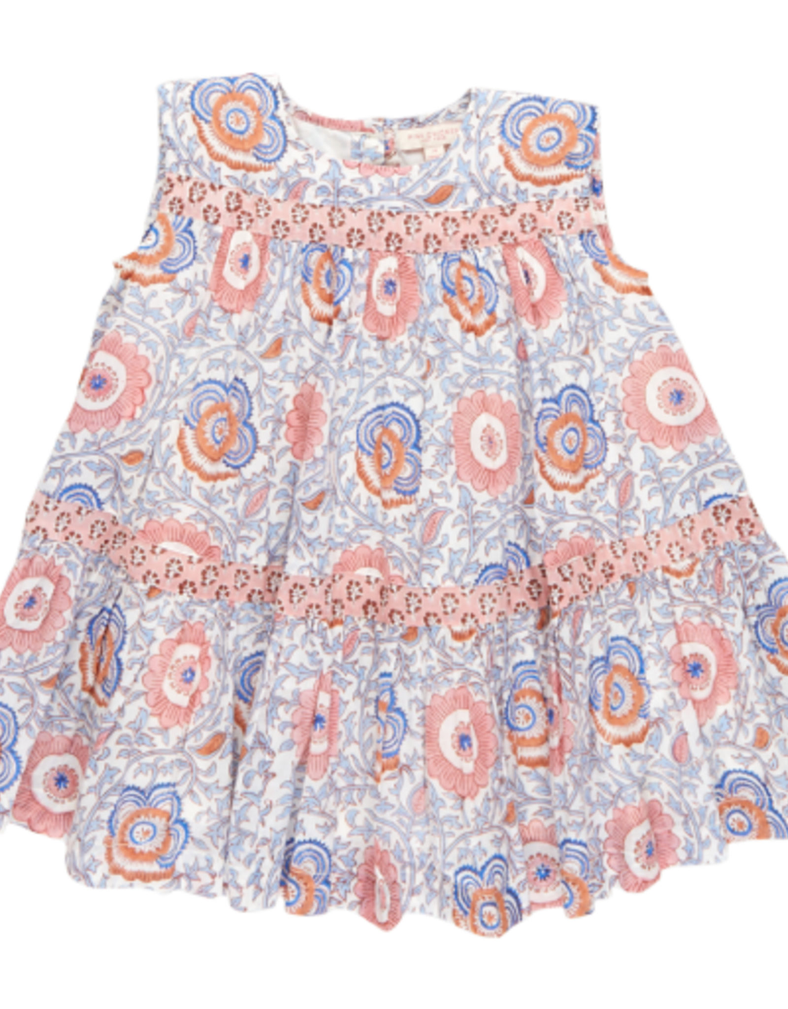 Pink Chicken girls krista dress - lisbon floral