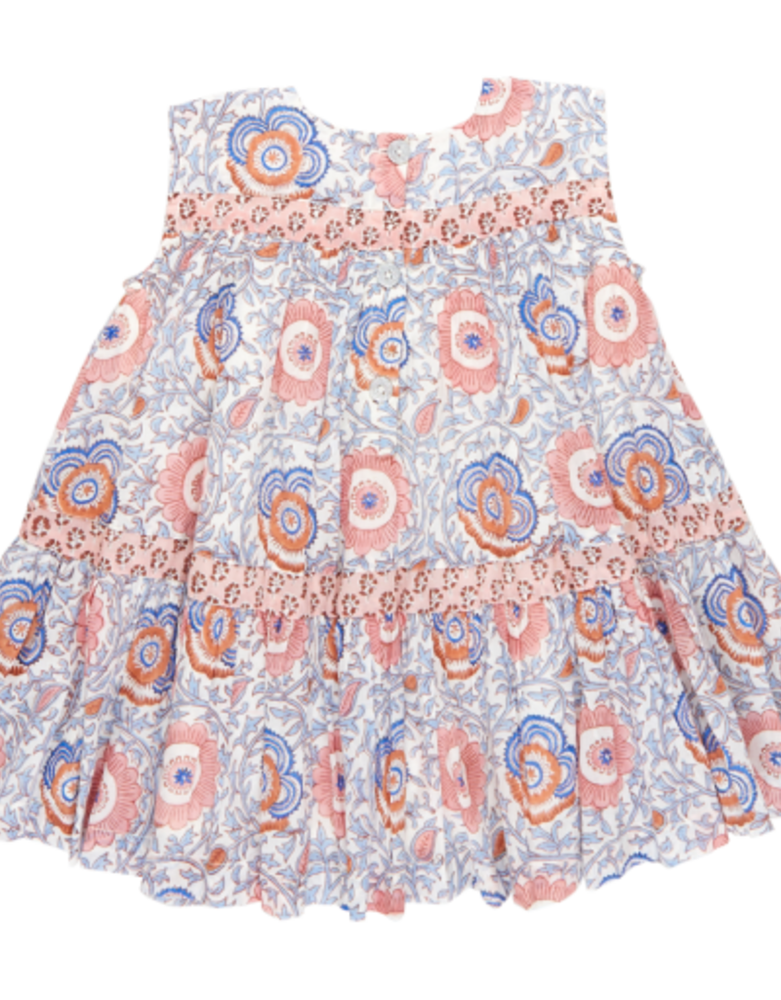 Pink Chicken girls krista dress - lisbon floral