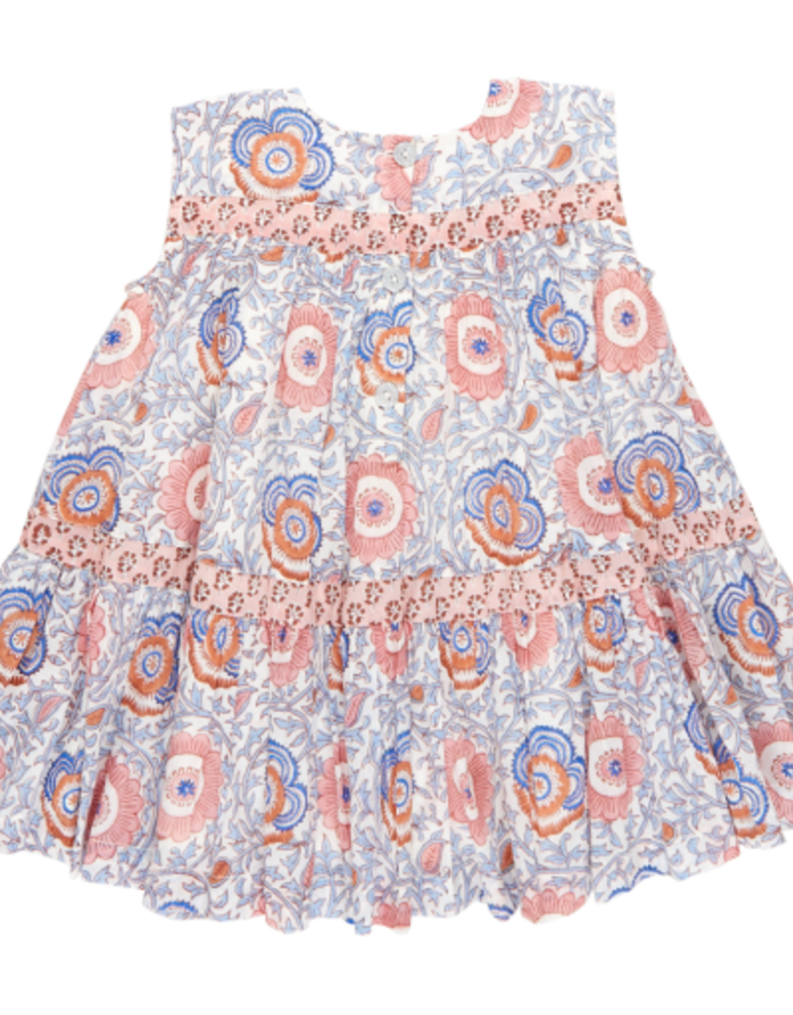 Pink Chicken girls krista dress - lisbon floral