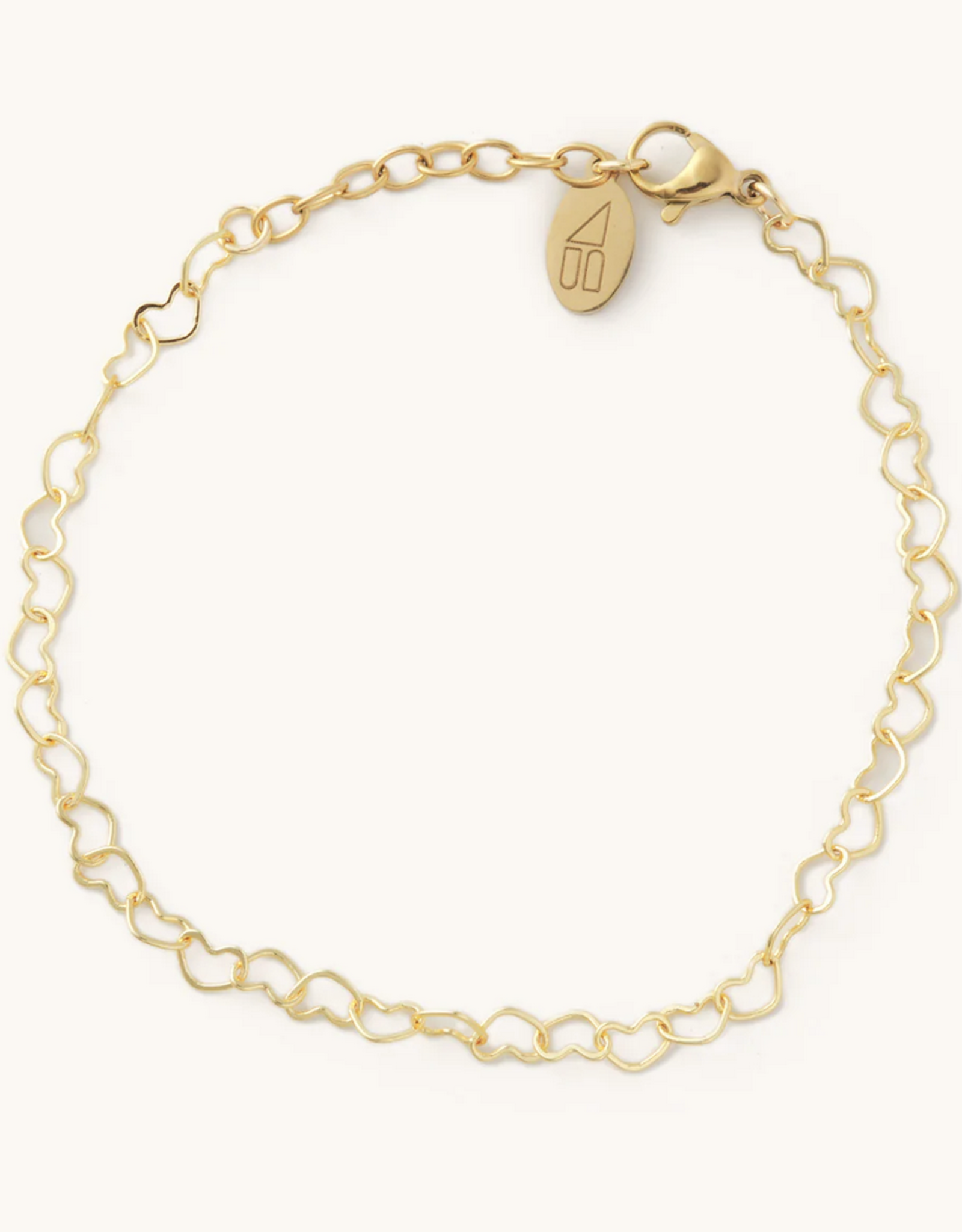nikki smith lover heart chain bracelet