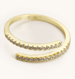 nikki smith ashton gold adjustable ring