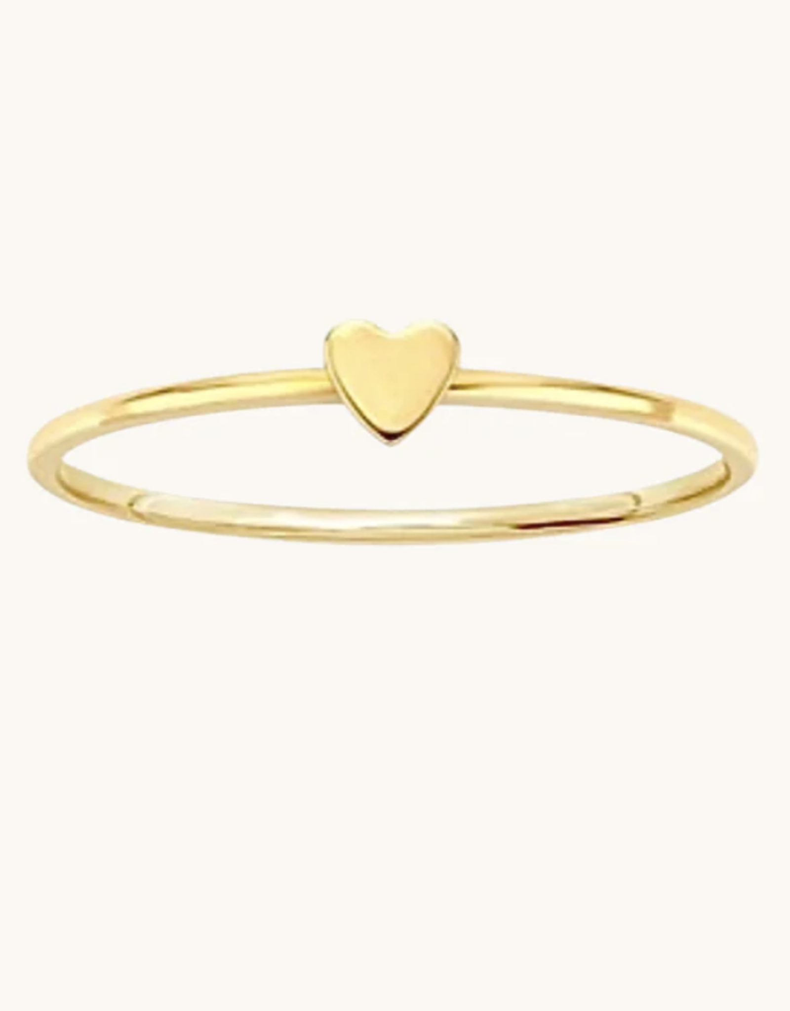 nikki smith heart gold filled stackable ring