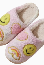 Malibu Sugar pastel rainbow slippers